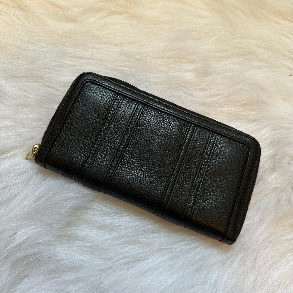 Tory Burch Landon black leather continental wallet - Picture 4 of 12